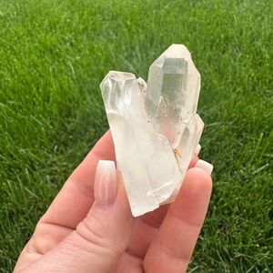 Clear Quartz Cluster Crystal - Translucent White From Madagascar